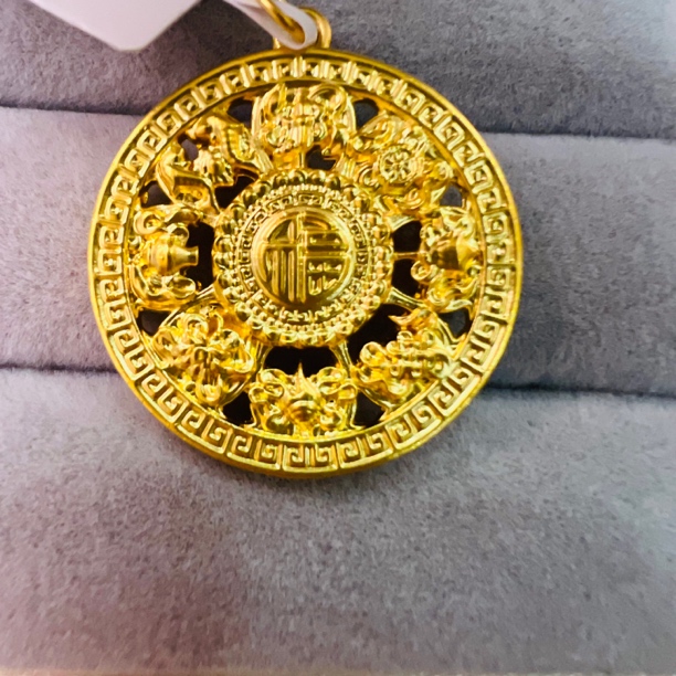 【陈晨专享】 足金999饰品 罗盘吊坠 1.05 GP