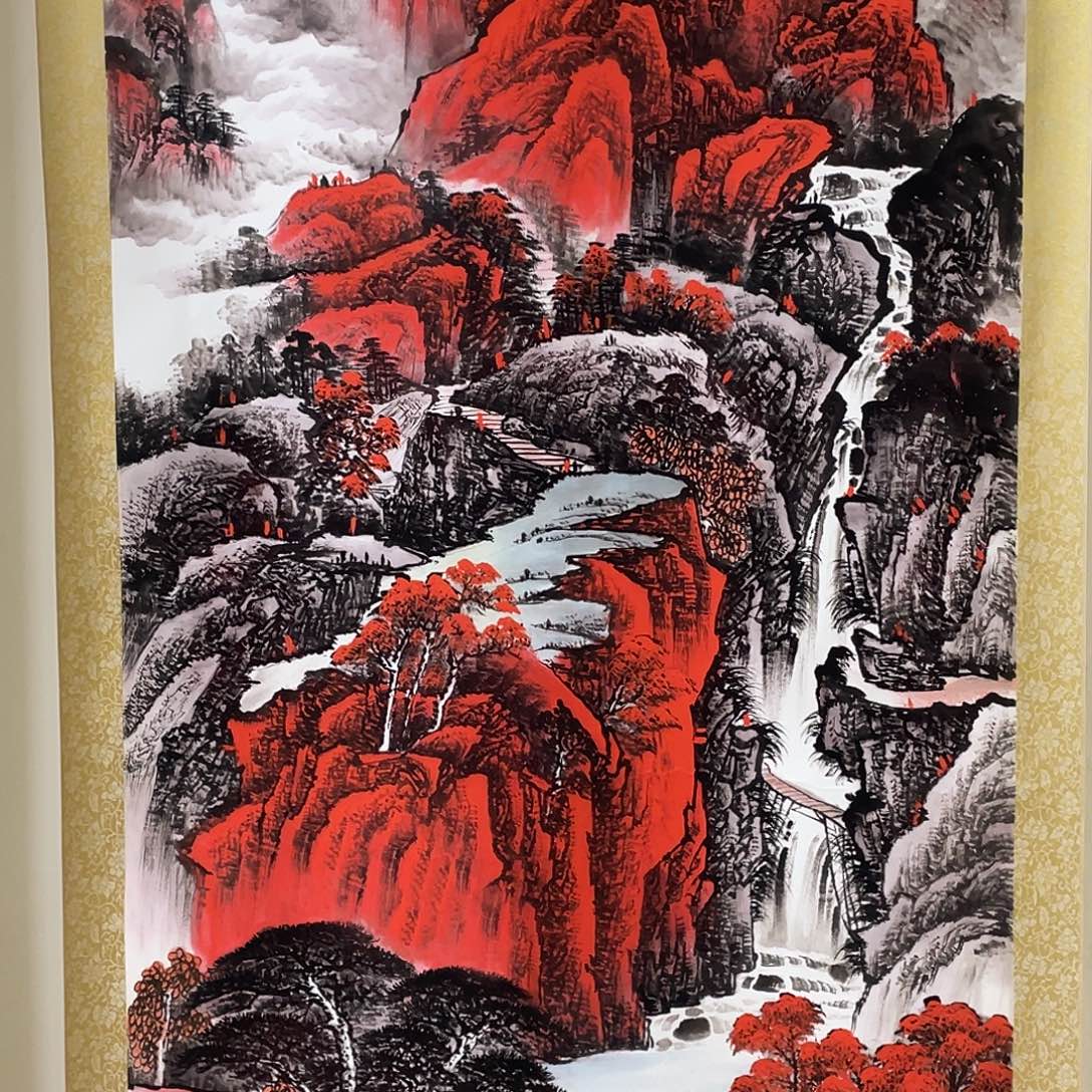 国画老师手笔手绘作品y