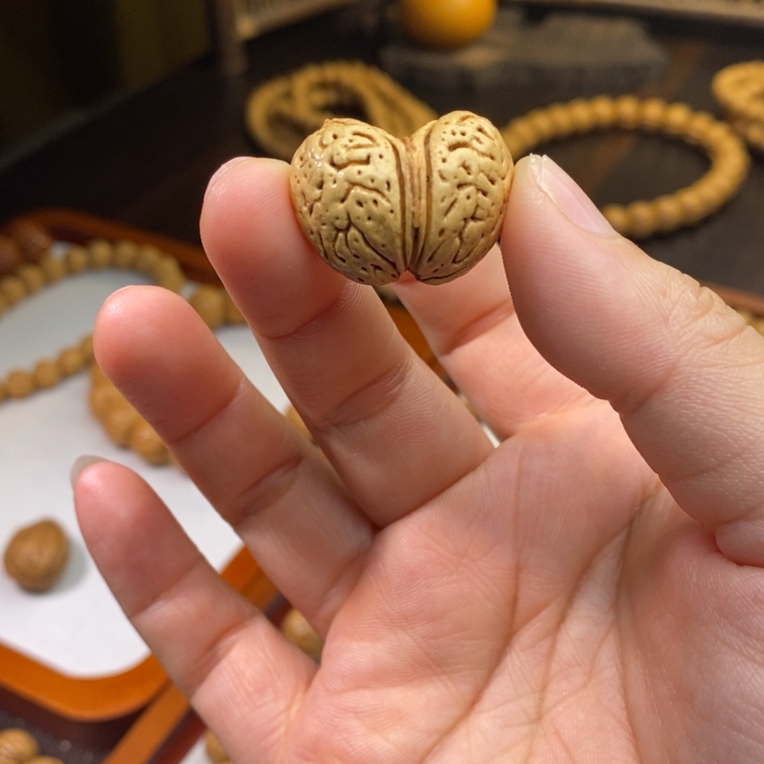包***福桃核吊坠桃核手串双棒
