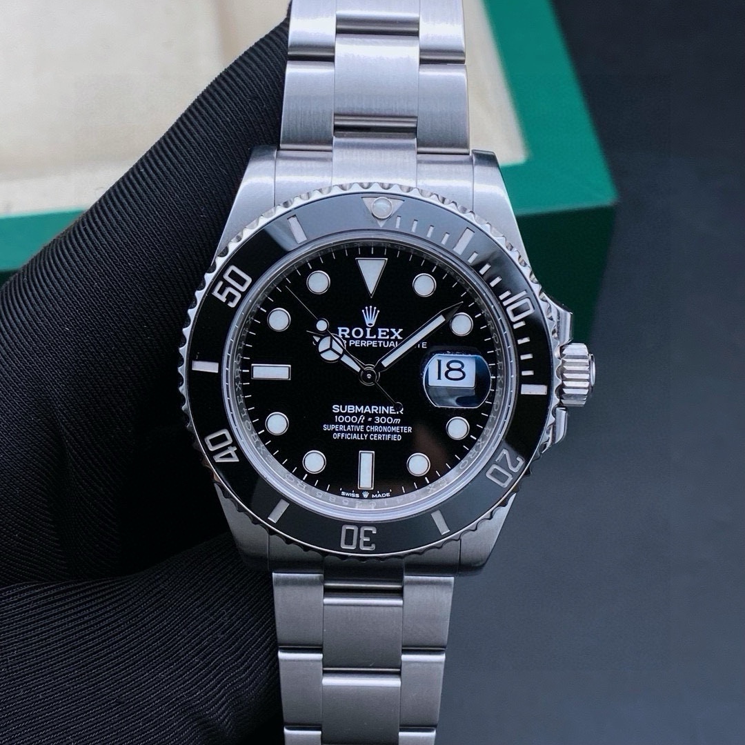 99新 Rolex/劳力士 潜航者126610/黑盘/机械男表/24年全套/表径41