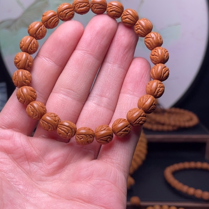 桃核手串0.9黑龙手串