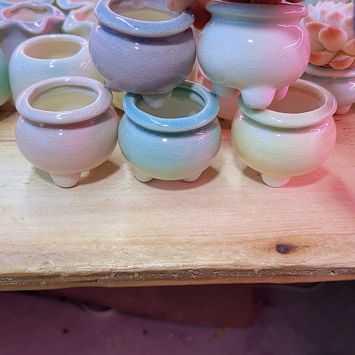 陶瓷花盆当场凑满12包邮