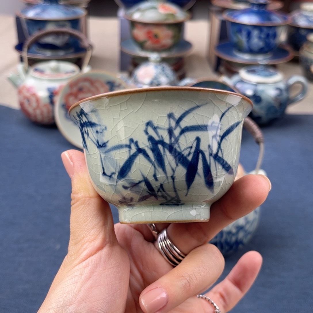 杯景德镇手绘手工茶具