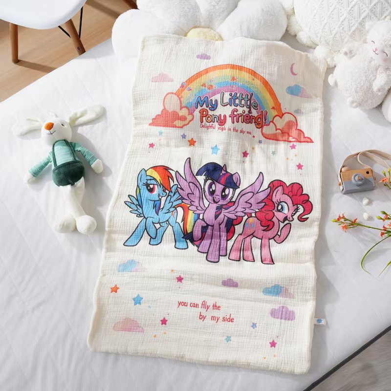 卡通风儿童款棉床褥子柔软幼儿园新生儿