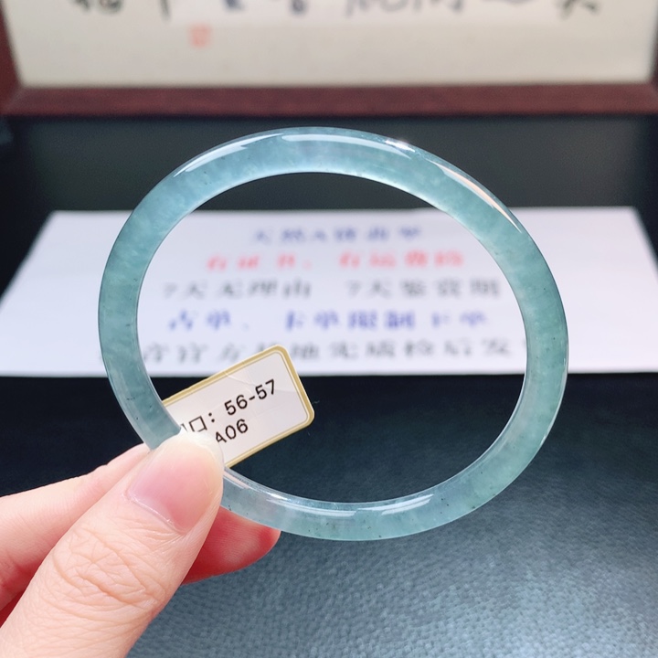 翡翠未镶嵌手镯翡翠手镯91