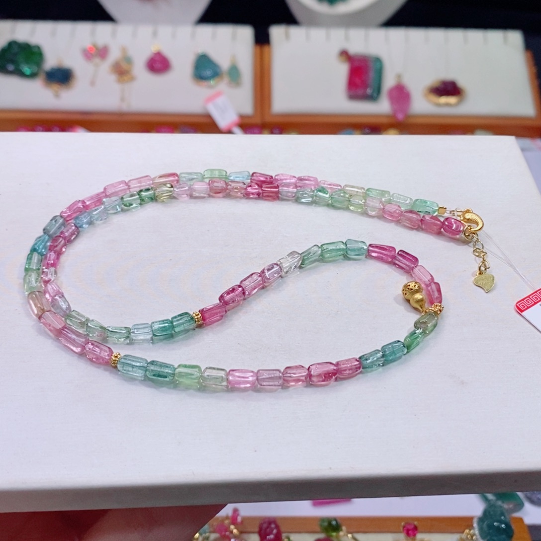 未镶嵌颈饰碧玺碧玺A项链