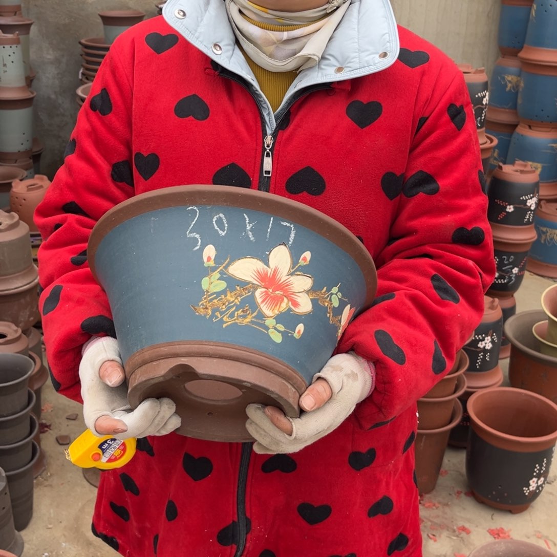 紫砂花盆紫砂花盆