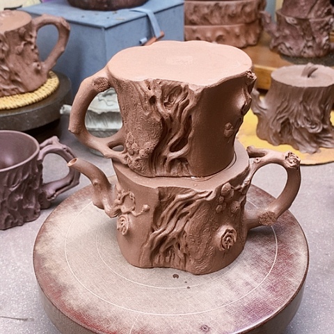 茶壶紫砂全手工制作的手工制作工艺品