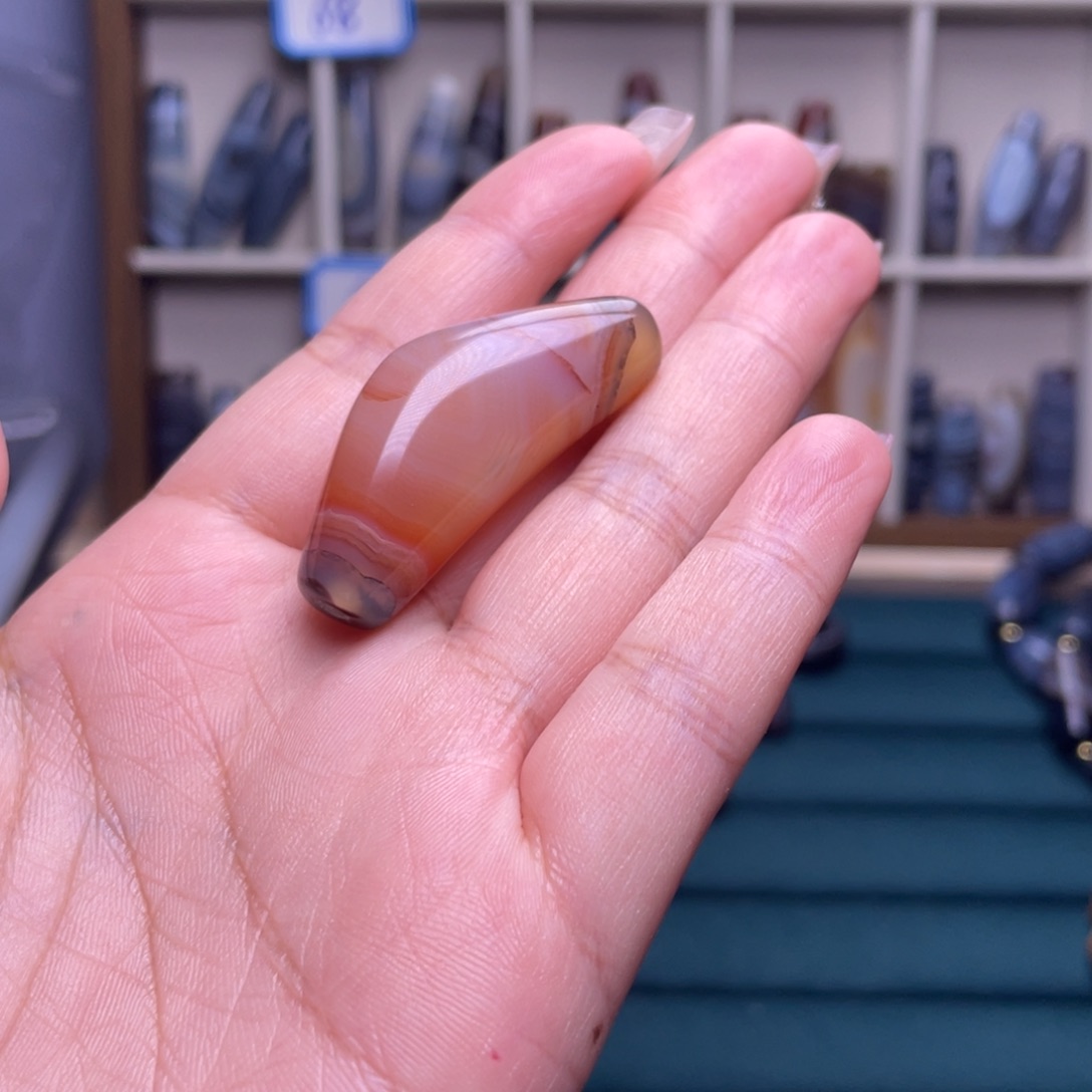 冬***呆玛瑙/玉髓合金颈饰