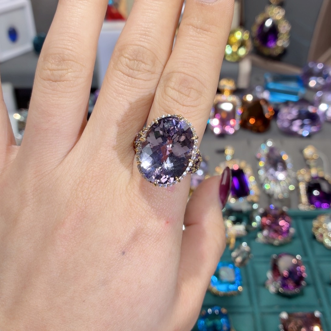 银S925镶嵌水晶戒指戒指