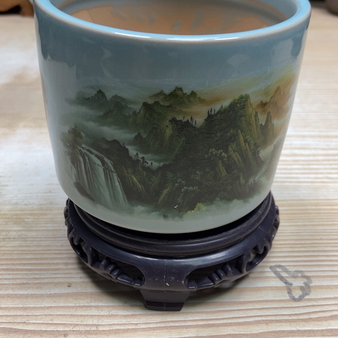 瓷片陶瓷花盆陶瓷艺术