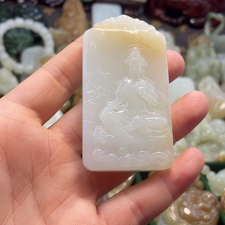 k***猫和田玉（糖玉）未镶嵌颈饰