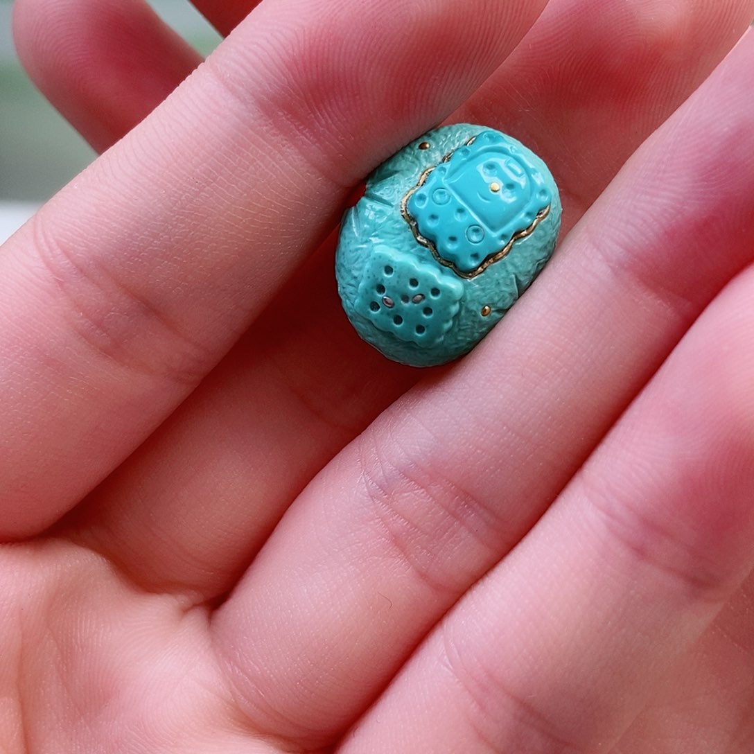 未镶嵌绿松石珠宝奇石