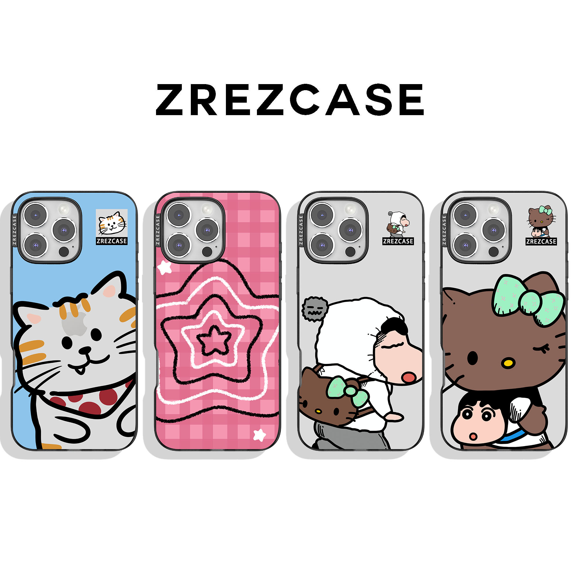  ZREZ 原创 [ 哈喽KT ] 适用苹果iPhone16ProMax防摔个性手机壳