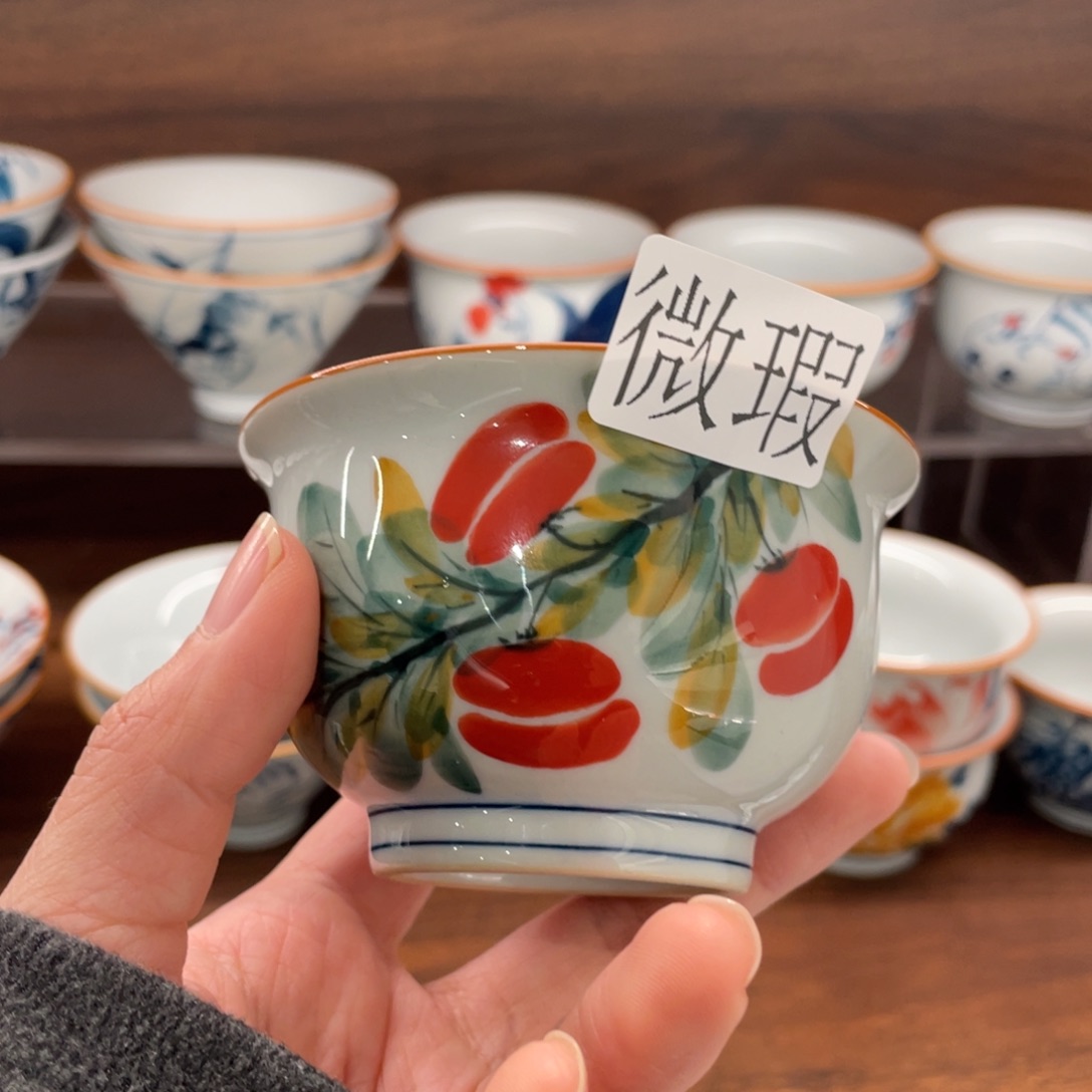 有瑕釉下彩纯手绘