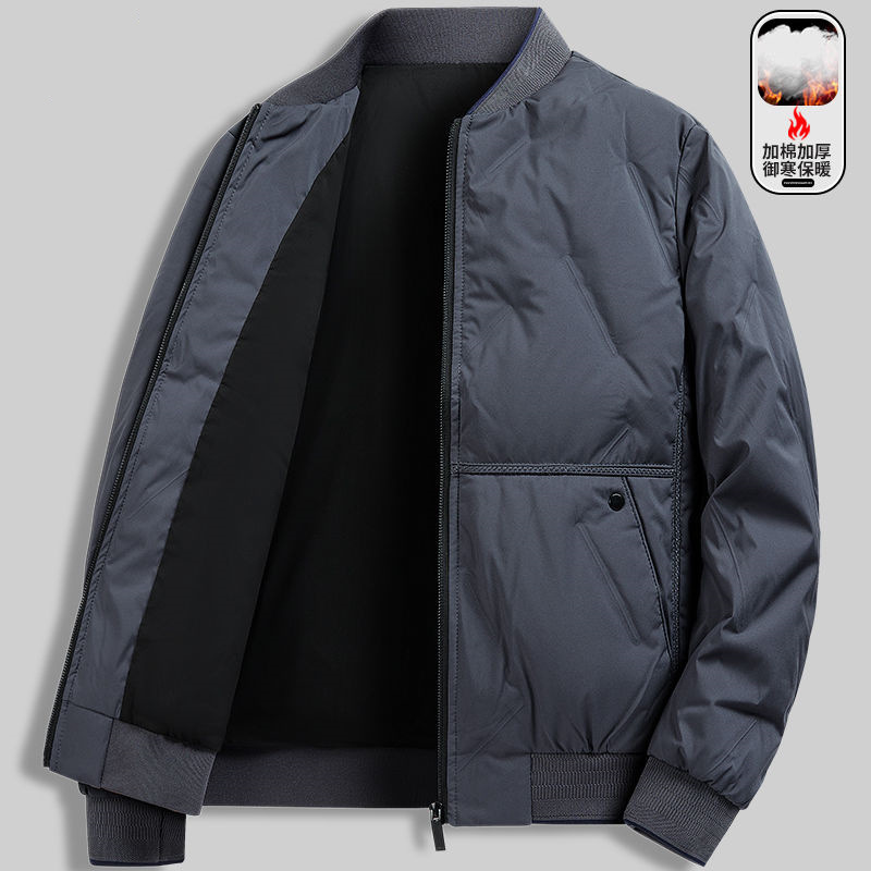 连帽棒球领棉服男短款冬季加厚保暖御寒保暖夹克休闲青年潮牌外套