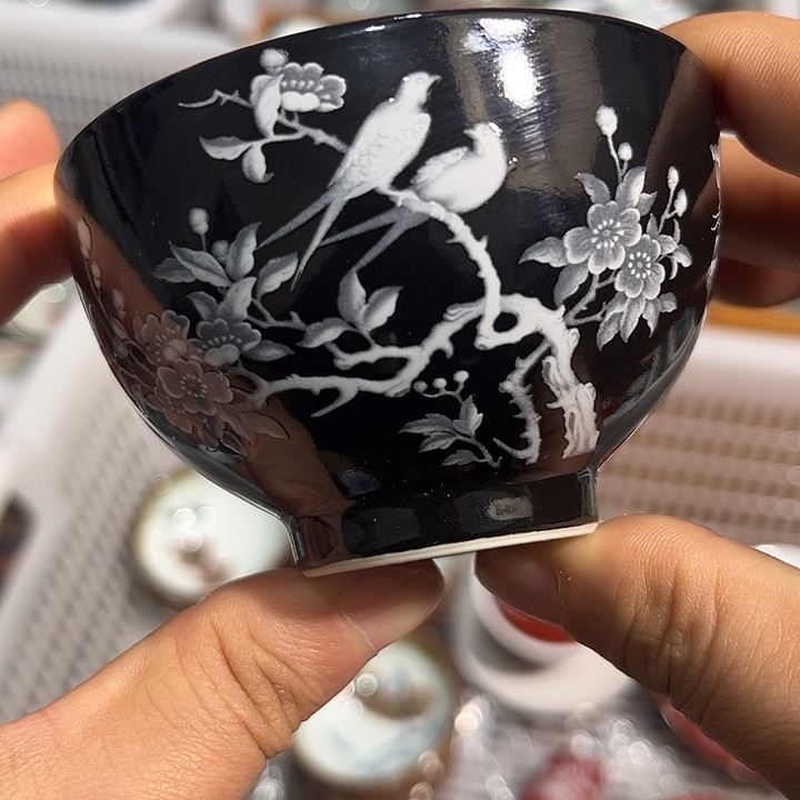 陶摆件景德镇主人杯呢12333