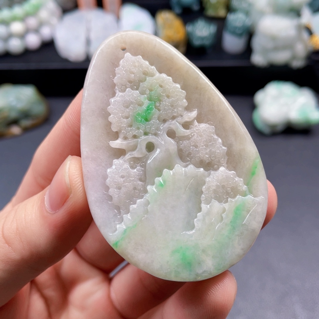 颈饰未镶嵌翡翠翡翠