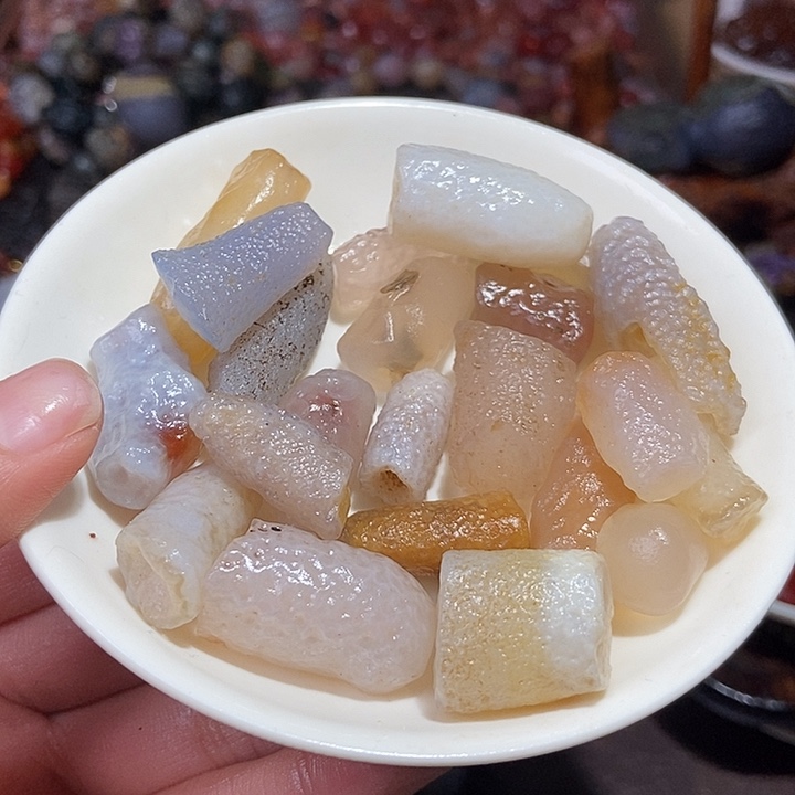 玛瑙/玉髓珠宝半成品未镶嵌笑**生