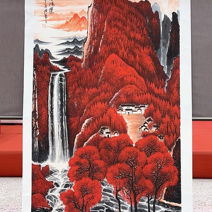 国画崔晓军老师展览原作
