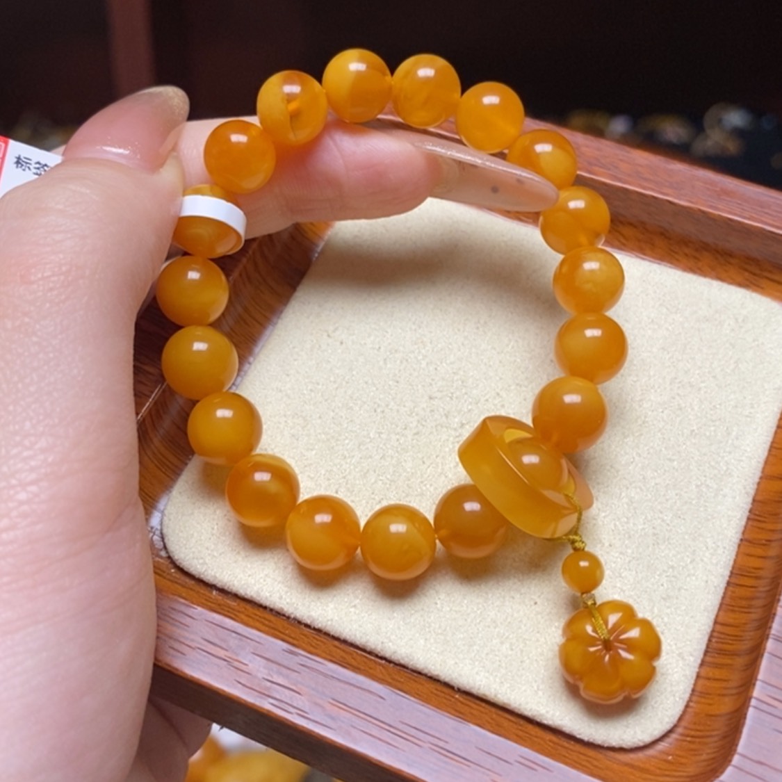 【闪购商品】蜜蜡手链未镶嵌手串