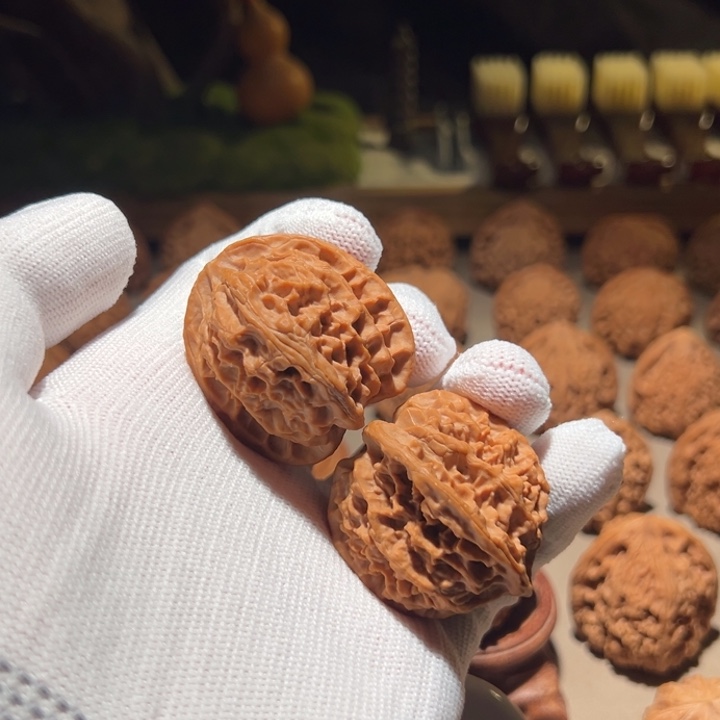 程***宁把件文玩核桃苹果园