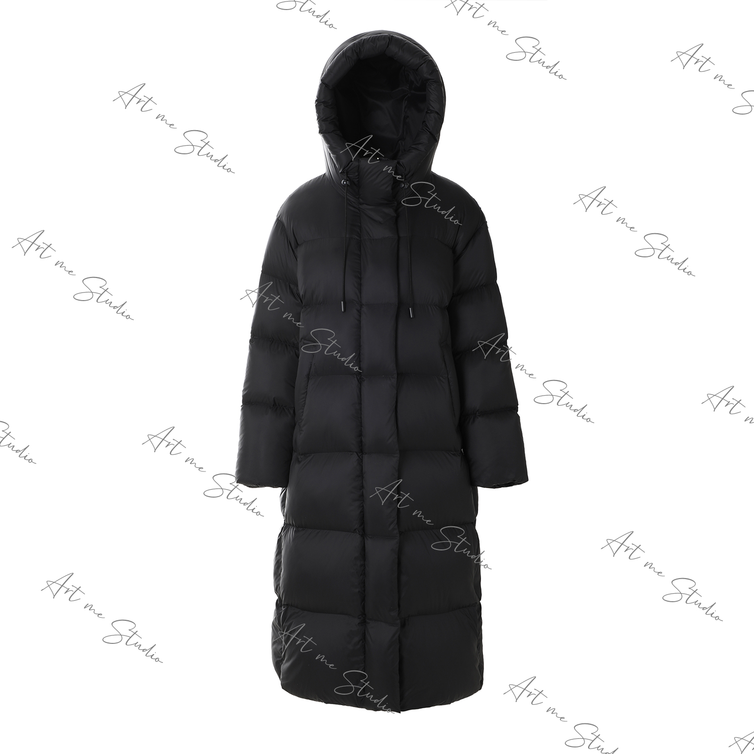 AZ270935长款90白鸭绒羽绒服