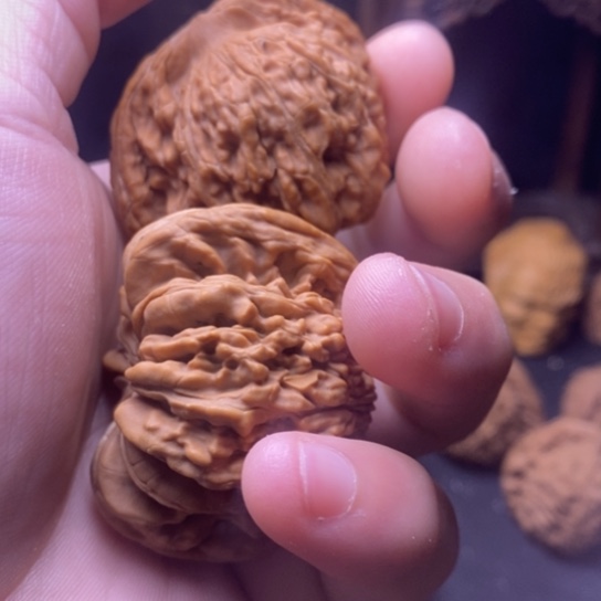 卡**诺文玩核桃四座楼单只