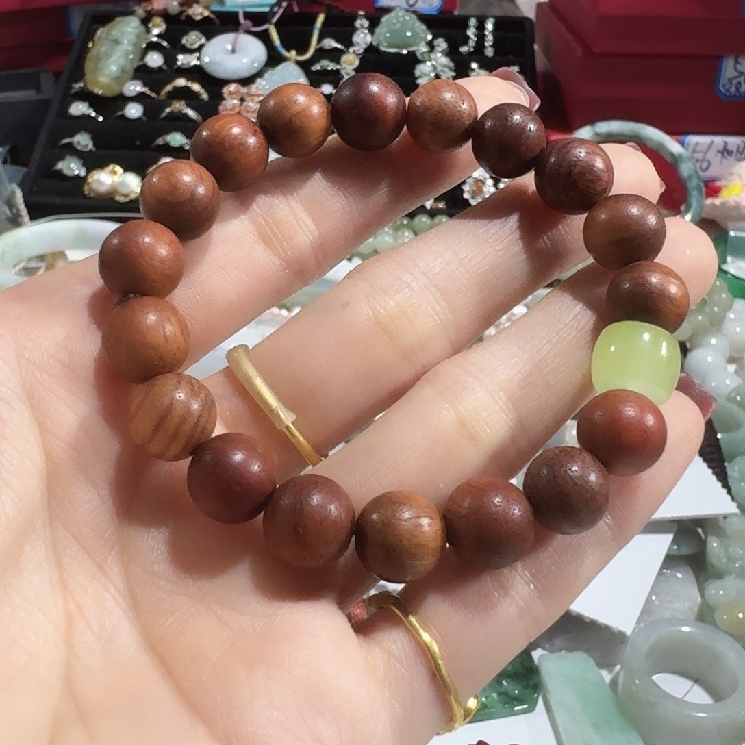 ****h翡翠未镶嵌颈饰5987