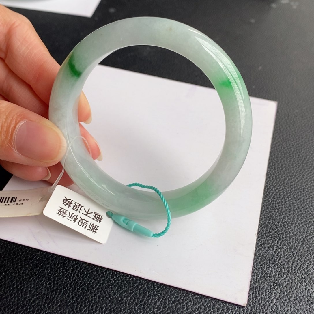 未镶嵌手镯翡翠55-56正圈