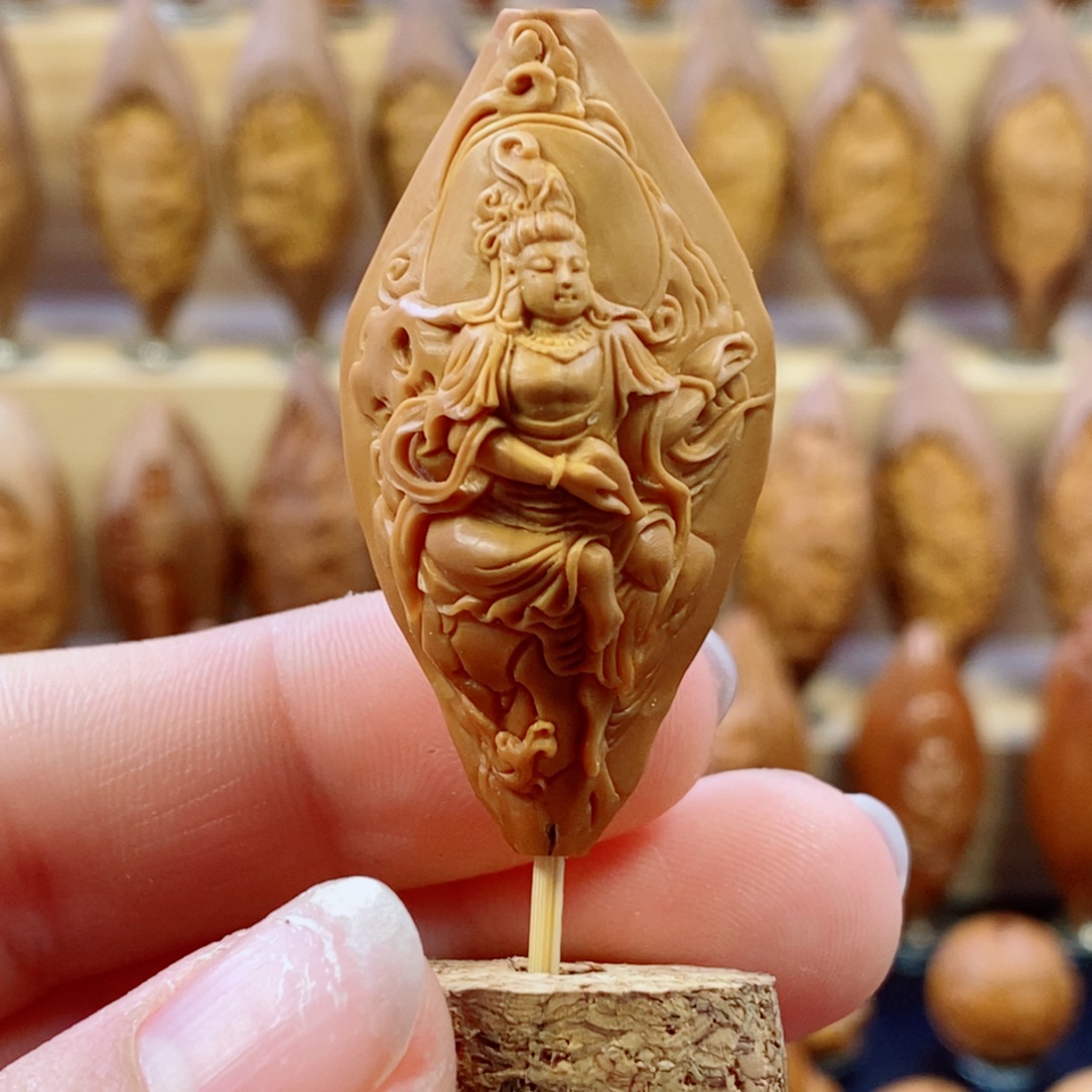 橄榄核手串/手链瑞兽观音