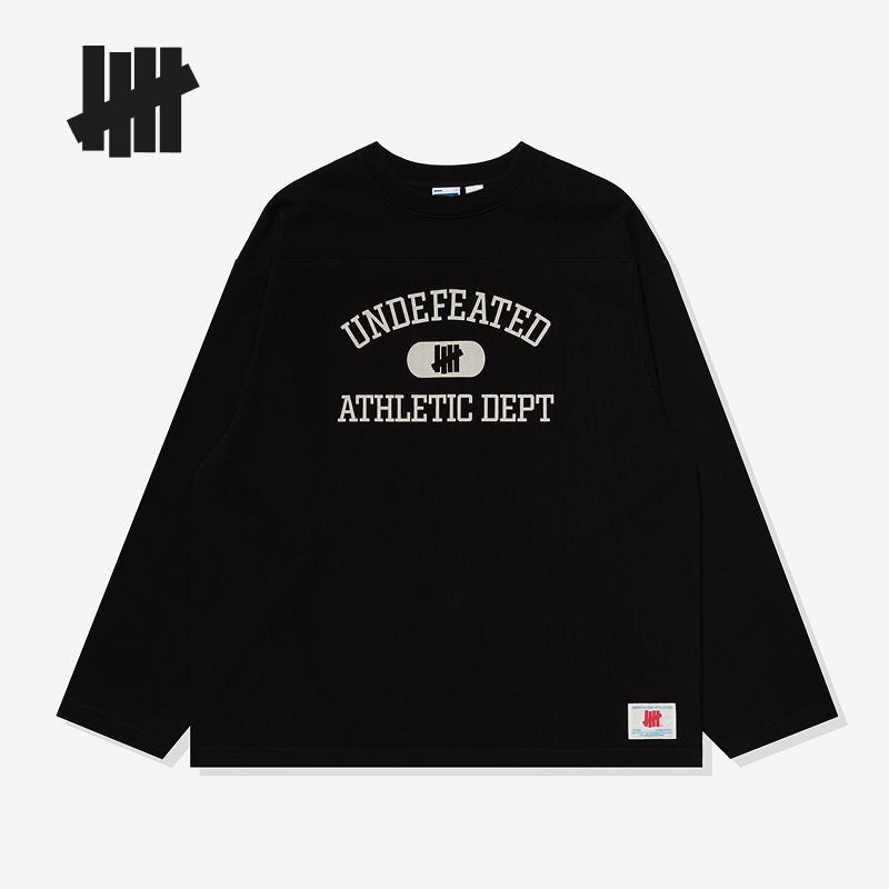 UNDEFEATED五条杠官方冬季新品logo设计圆领卫衣UI54GKC01M