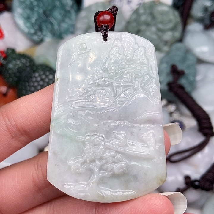 颈饰未镶嵌翡翠翡翠