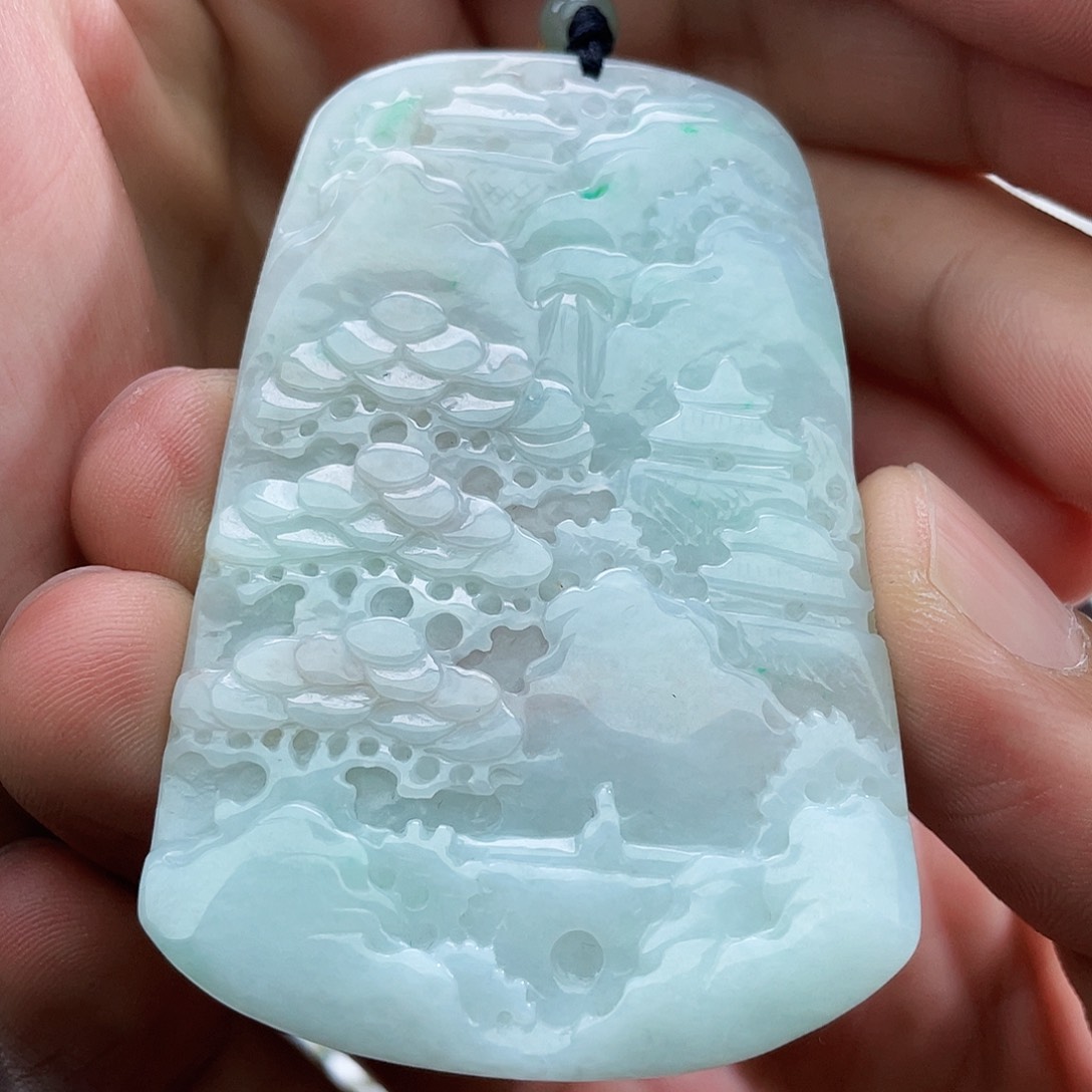 颈饰未镶嵌翡翠翡翠