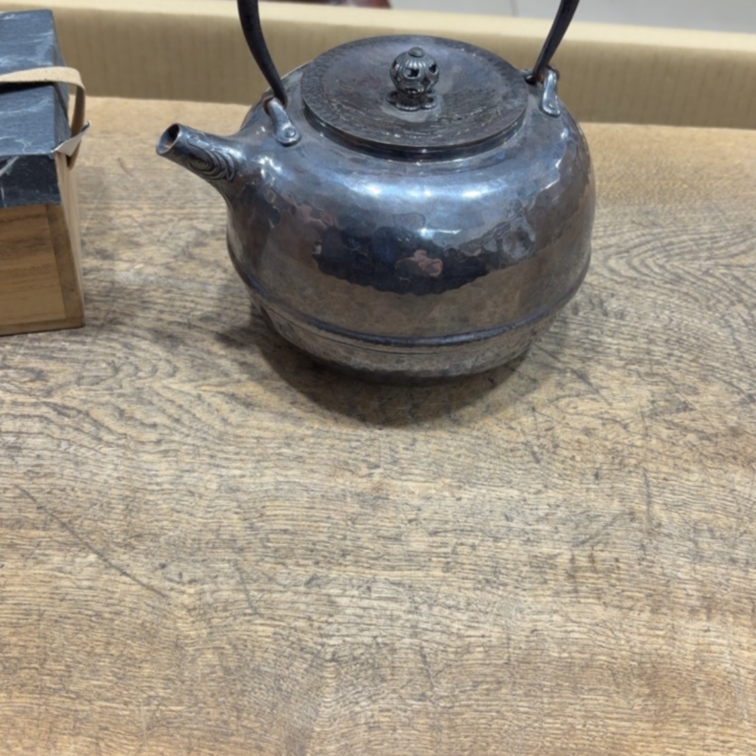 足银般若中古美术工艺品