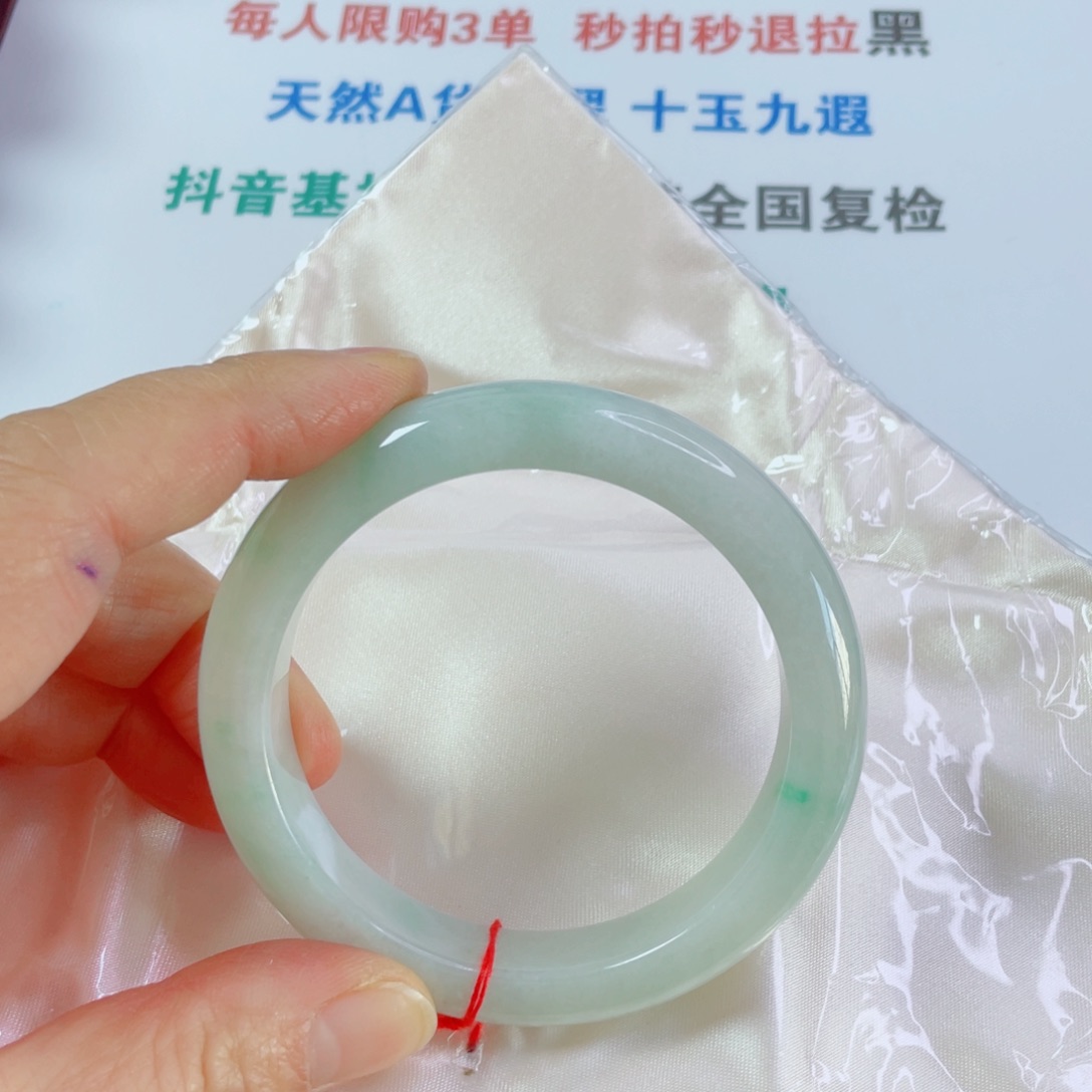 悬***念翡翠未镶嵌手镯天然翡翠手镯