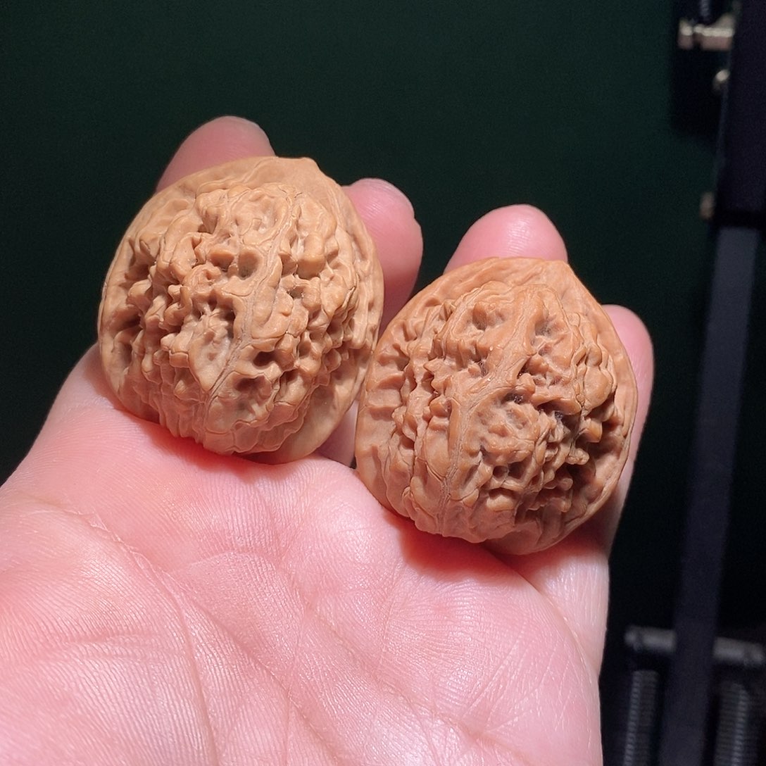 把件文玩核桃38莲花全品