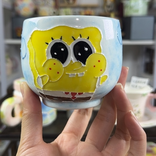 手绘高温釉下彩陶瓷