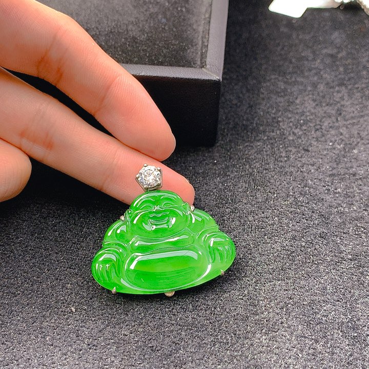 【闪购商品】翡翠银S925镶嵌颈饰翡翠