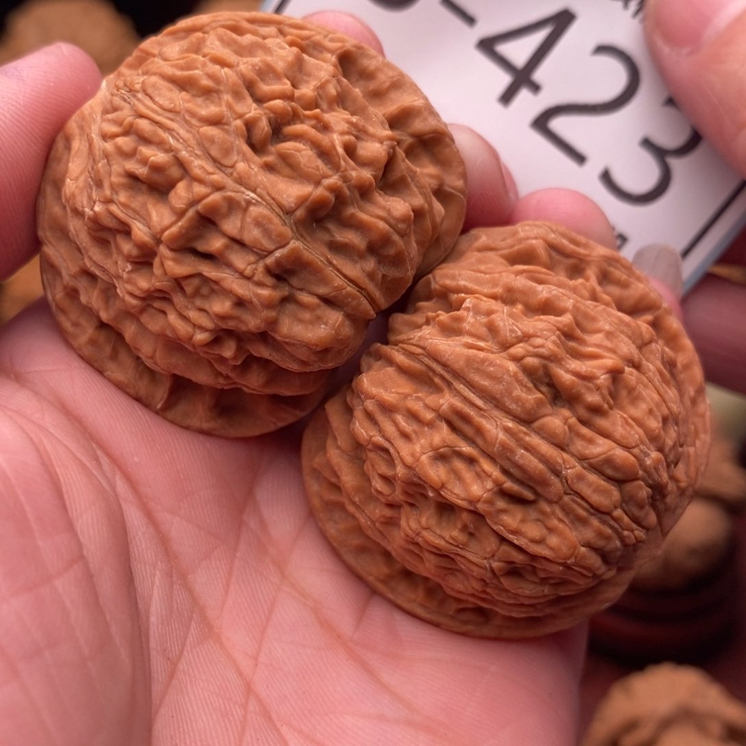 文玩核桃把件磨盘40