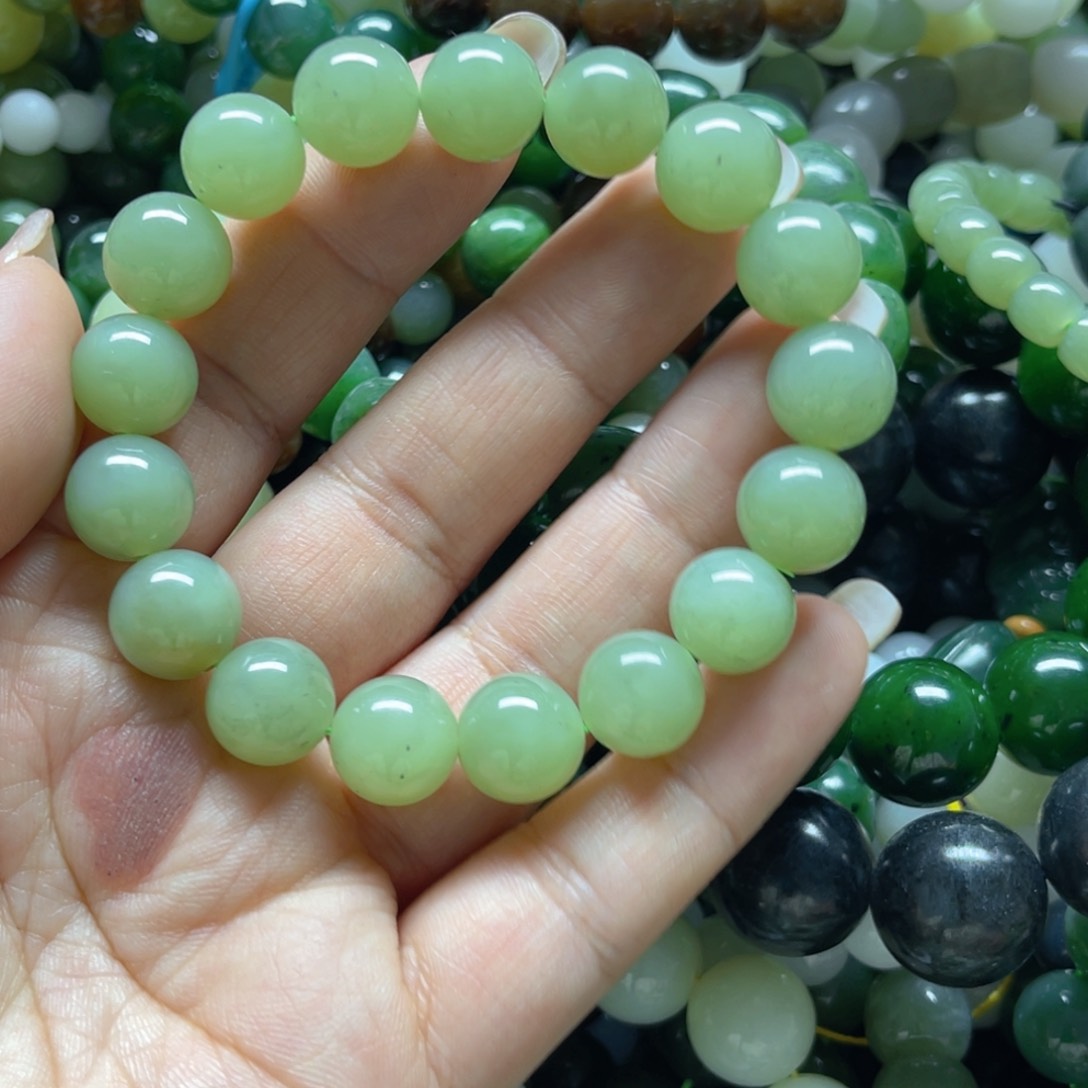 和田玉手链未镶嵌