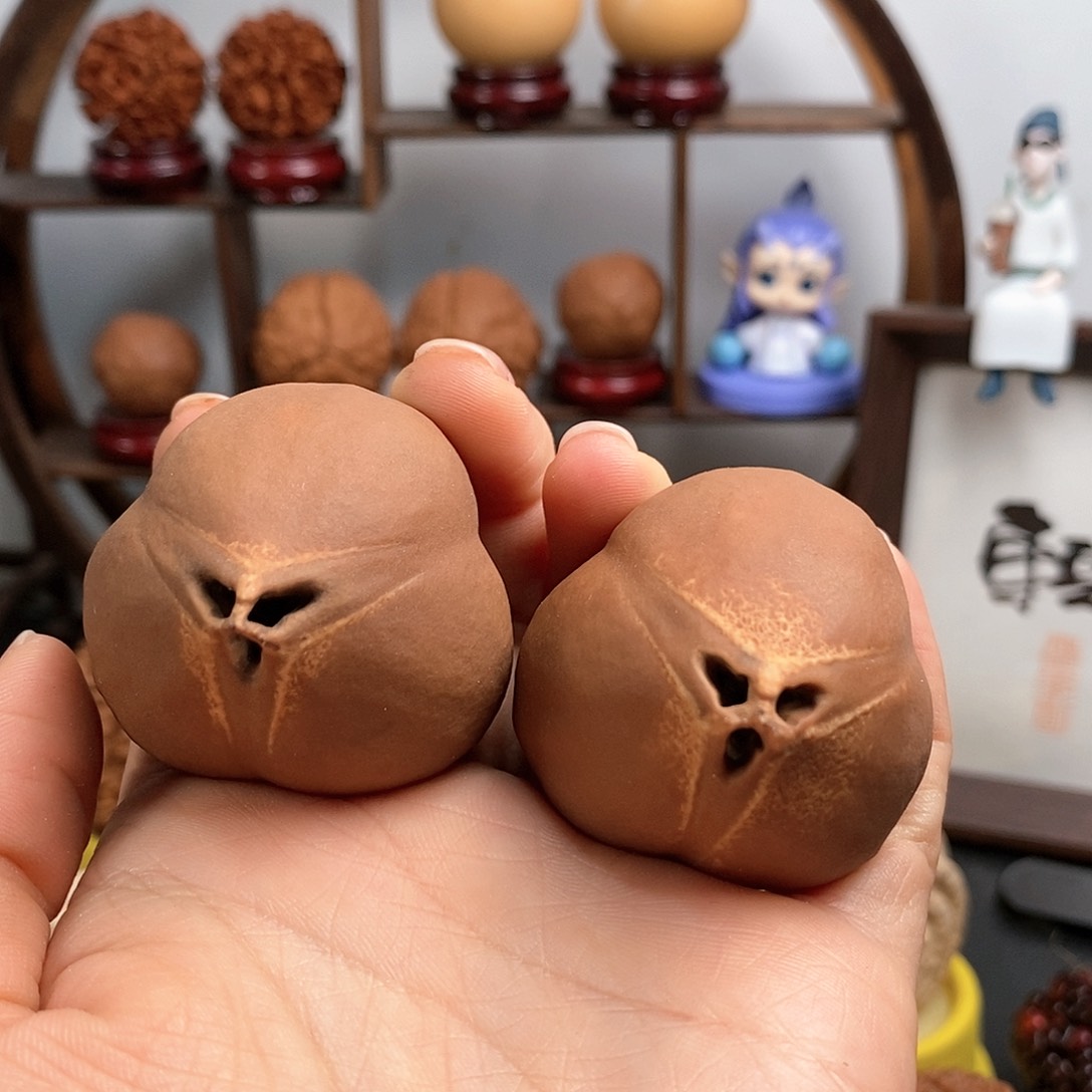 文玩核桃把件橄榄 43练手不退不换