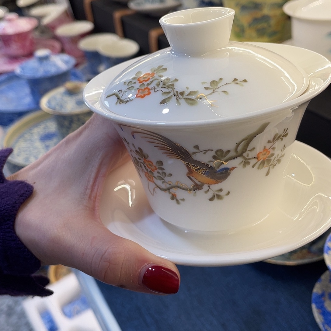 陶景德陶瓷盖碗茶具