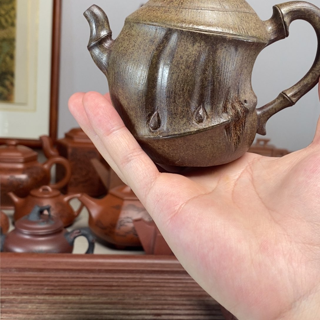 茶壶紫砂锅*喜原矿泥料传统工艺制作