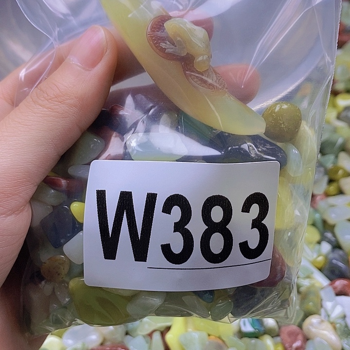 未镶嵌岫玉鱼缸石