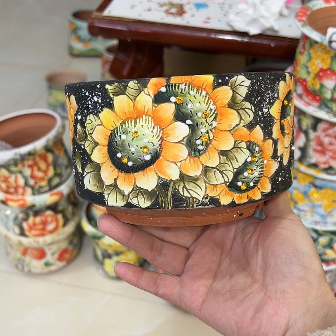 景德镇陶瓷花盆景德镇陶瓷花盆