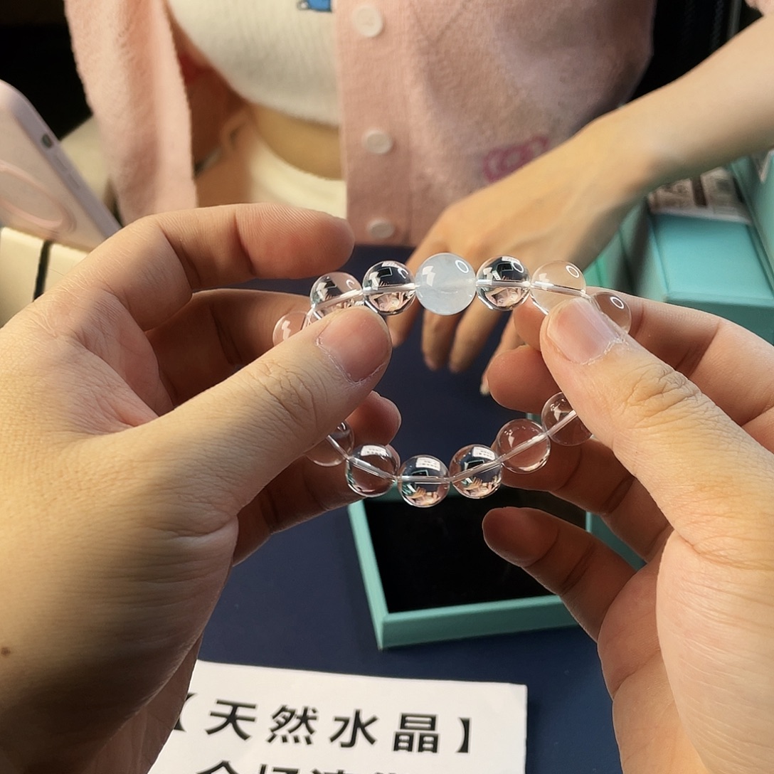 银S925镶嵌手链水晶