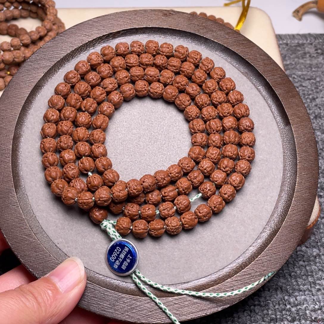 手串金刚菩提向**跑精品毕业佛手108尺寸7.2