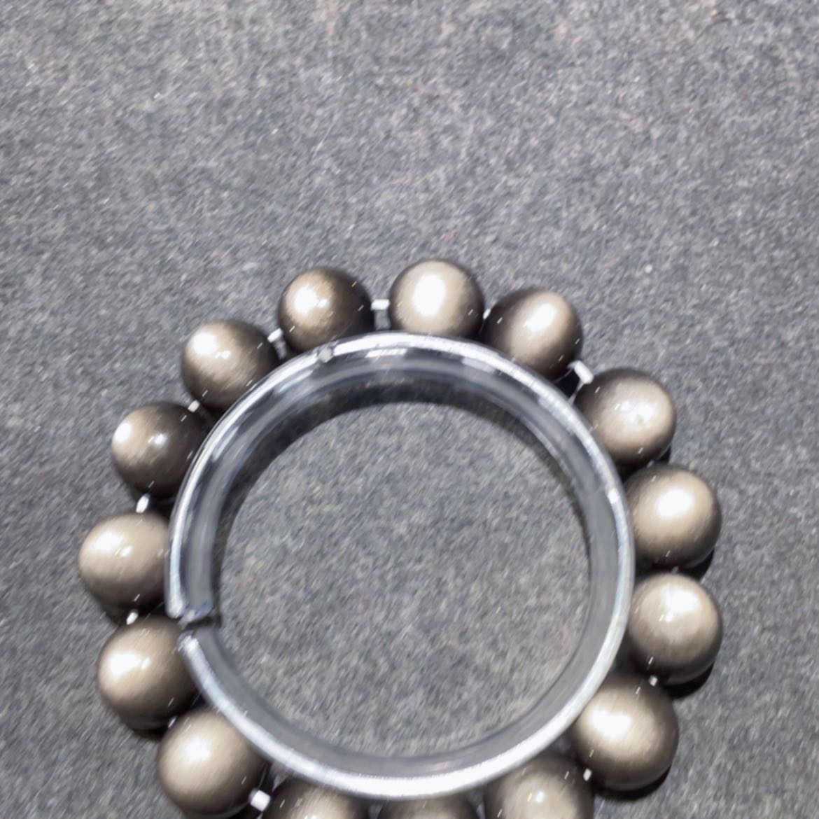 【闪购商品】黑曜岩手链未镶嵌撼***?