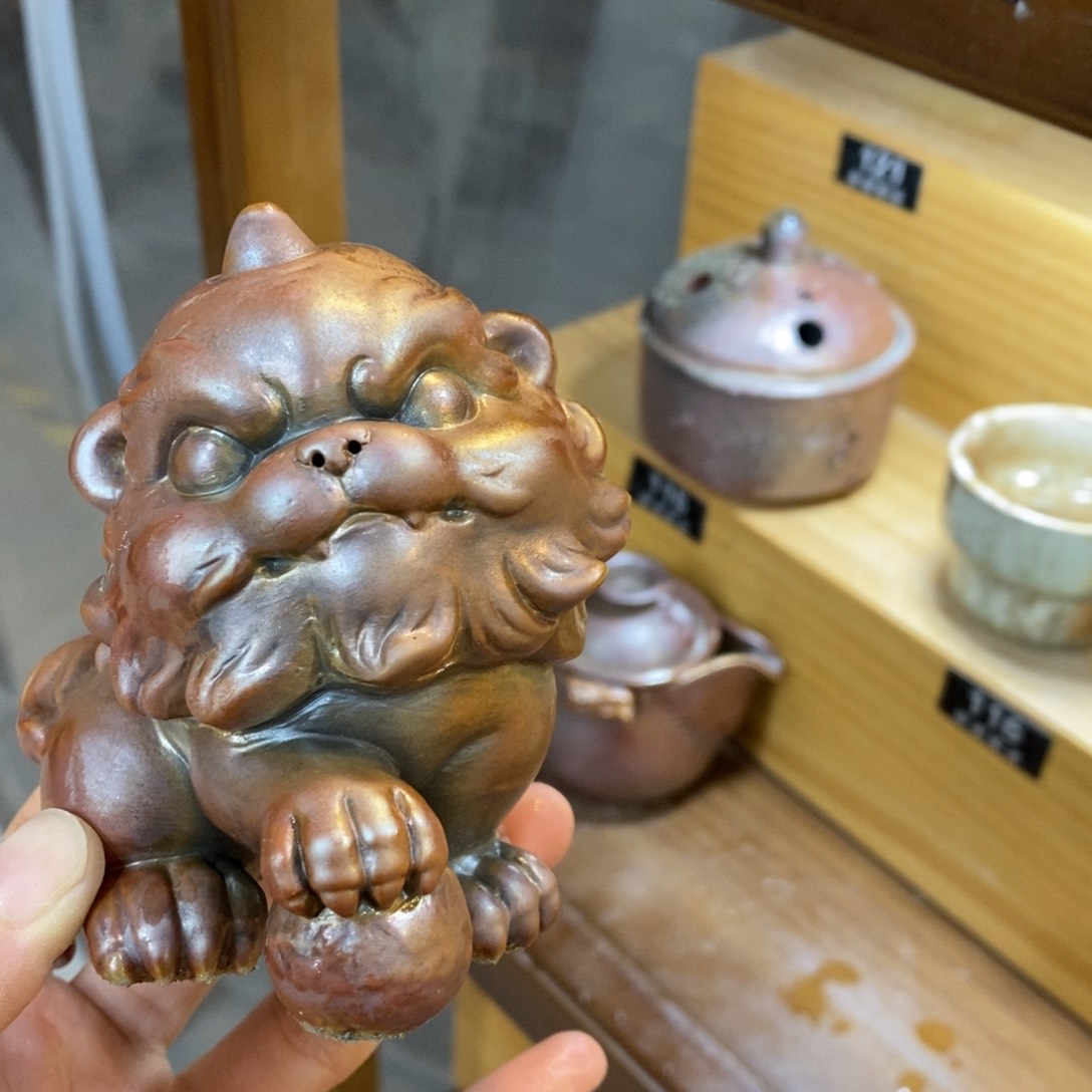 陶园柴烧 精品高货石**蟹110